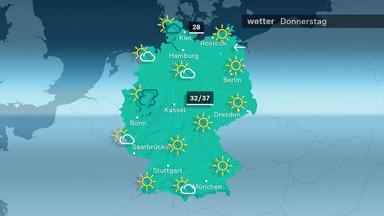 Das Wetter am Donnerstag 14.08.2025