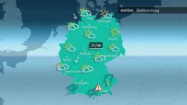 Das Wetter am Donnerstag 21.08.2025