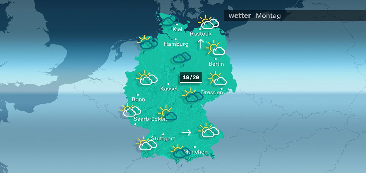 ZDFheute Wetter - Montag - 01.09.2025 