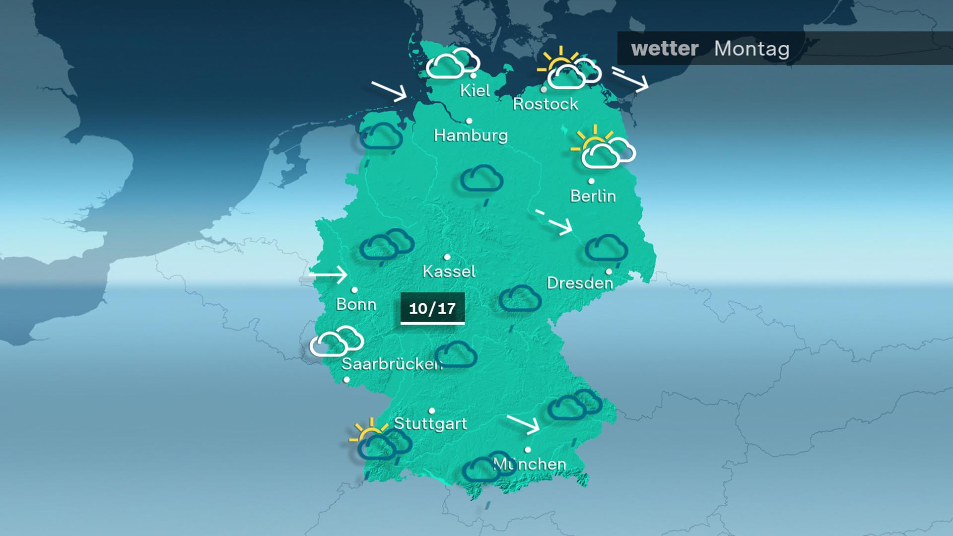 ZDFheute Wetter - Montag - 06.10.2025 