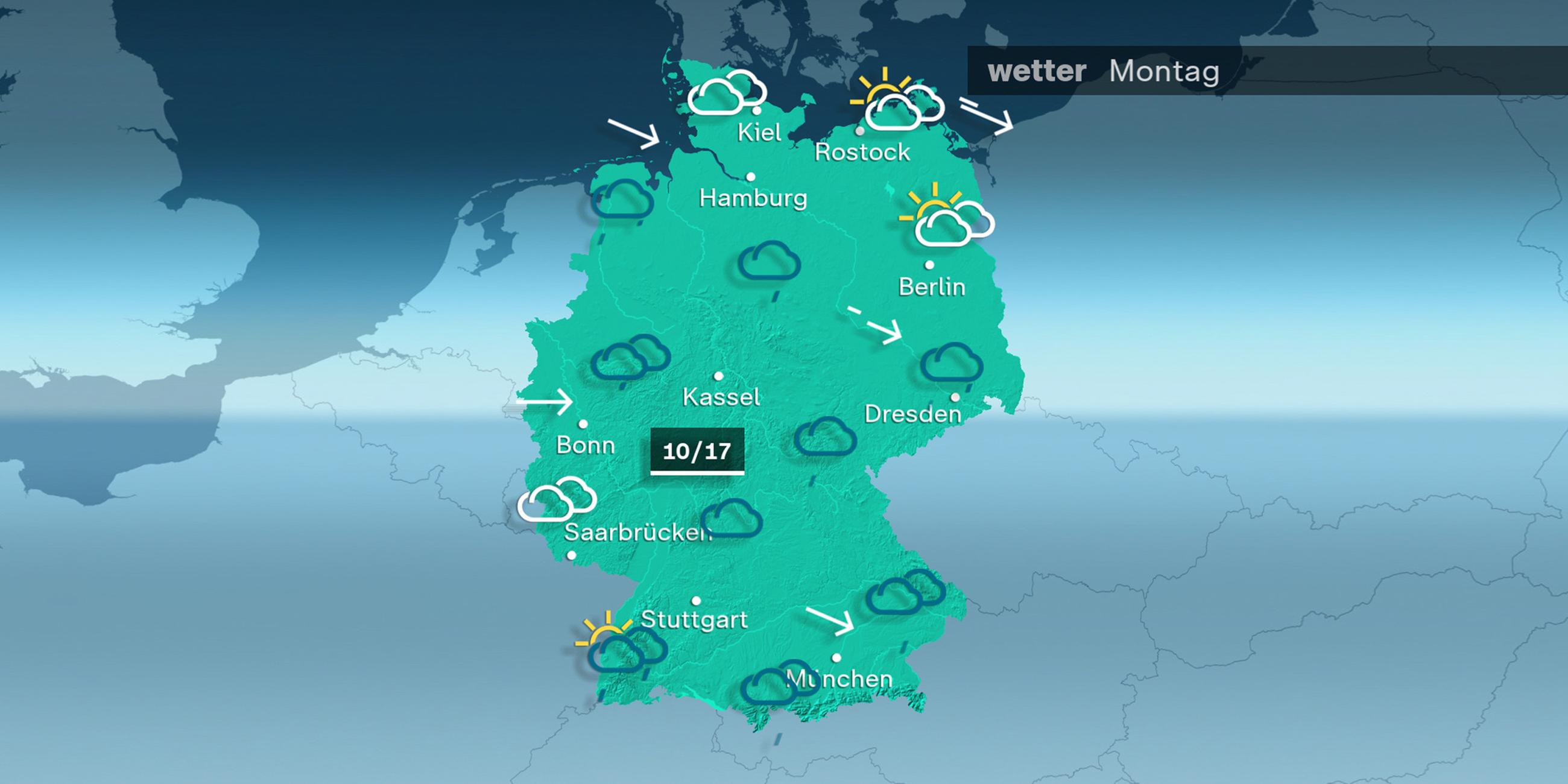 ZDFheute Wetter - Montag - 06.10.2025 