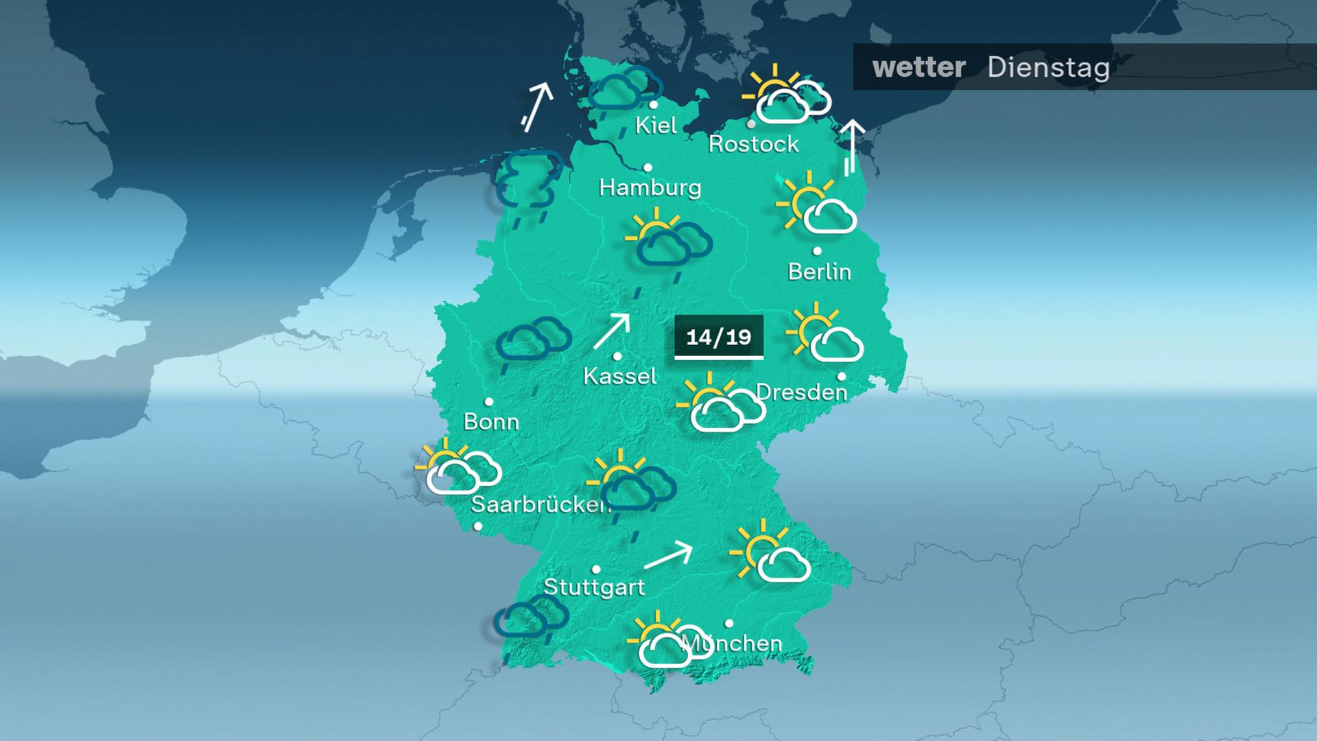 ZDFheute Wetter - Dienstag - 21.10.2025 