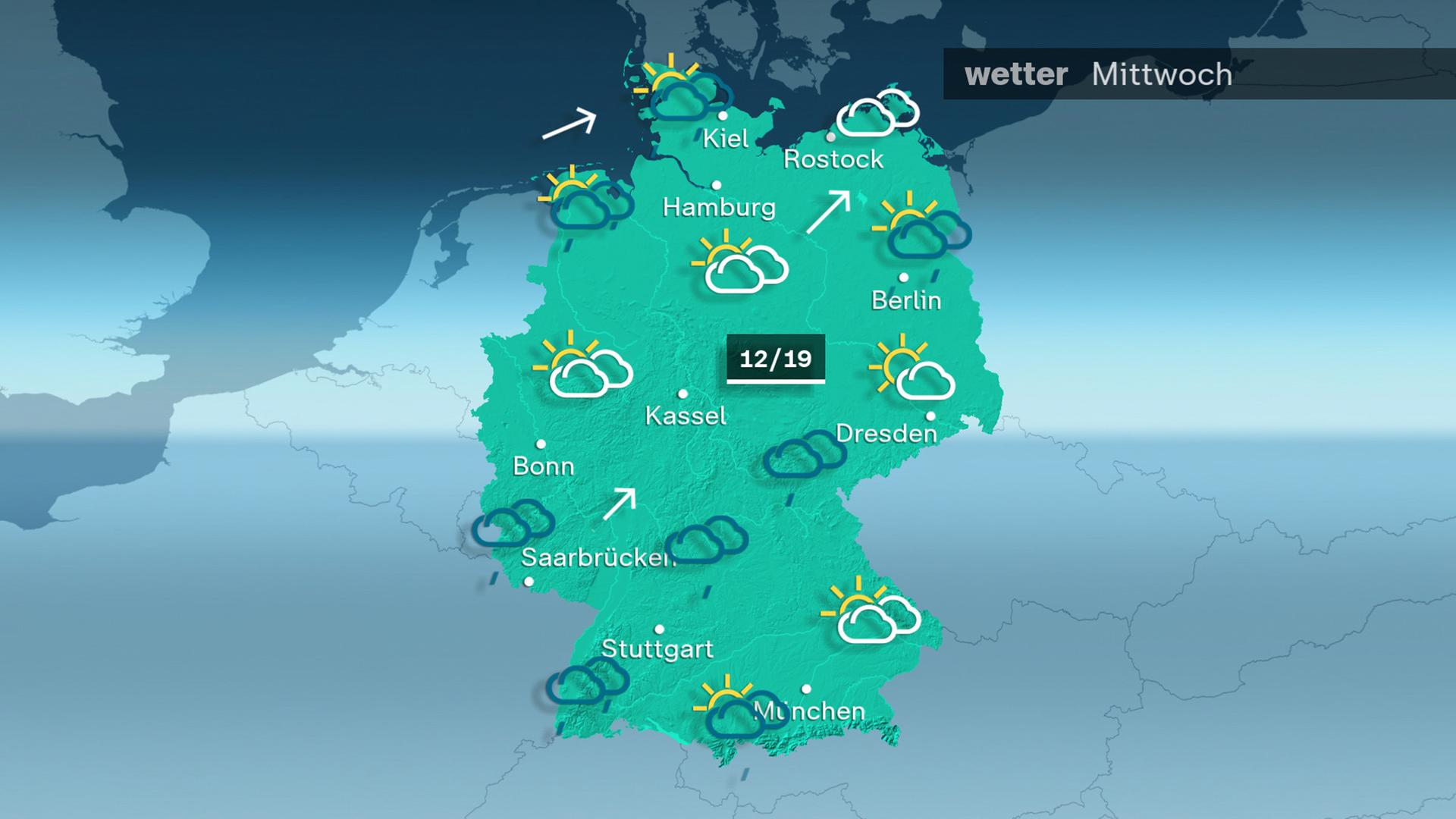 ZDFheute Wetter - Mittwoch - 22.10.2025 