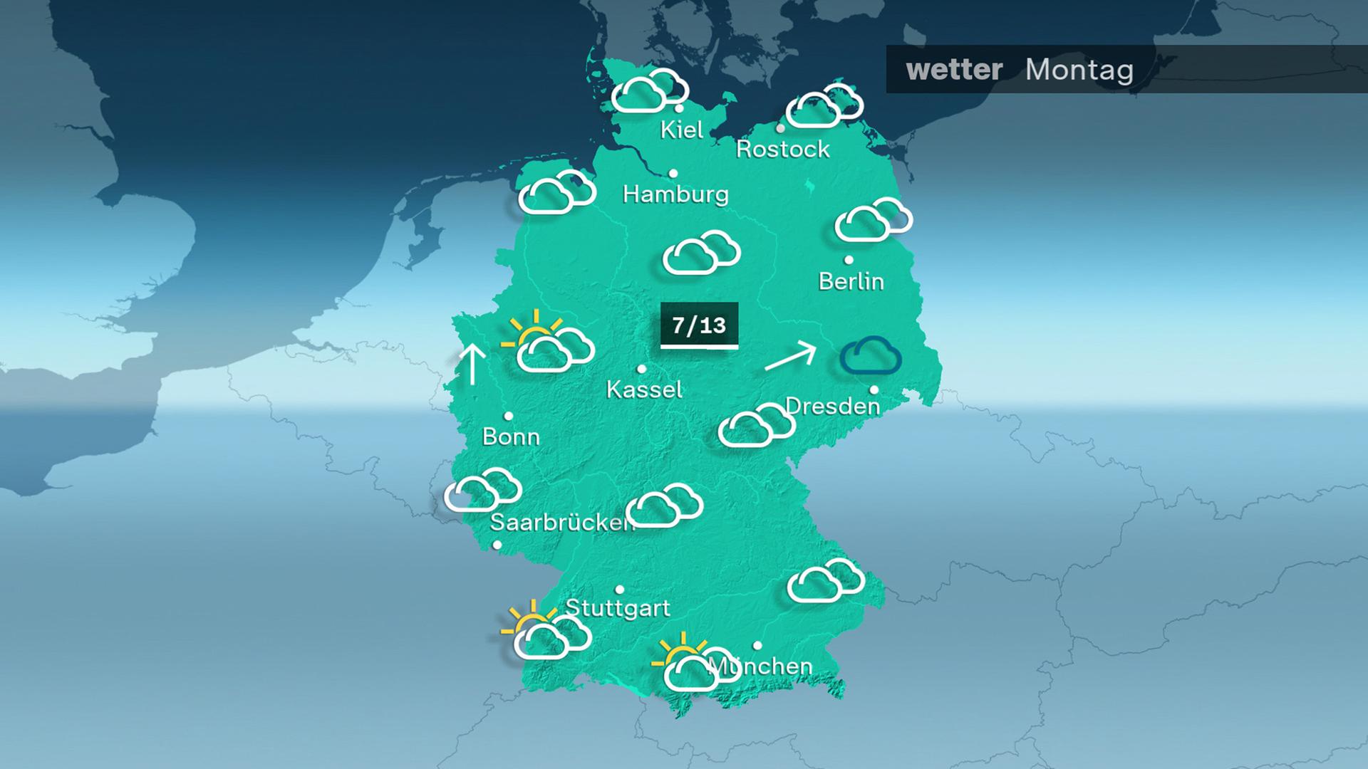 ZDFheute Wetter - Montag - 10.11.2025 
