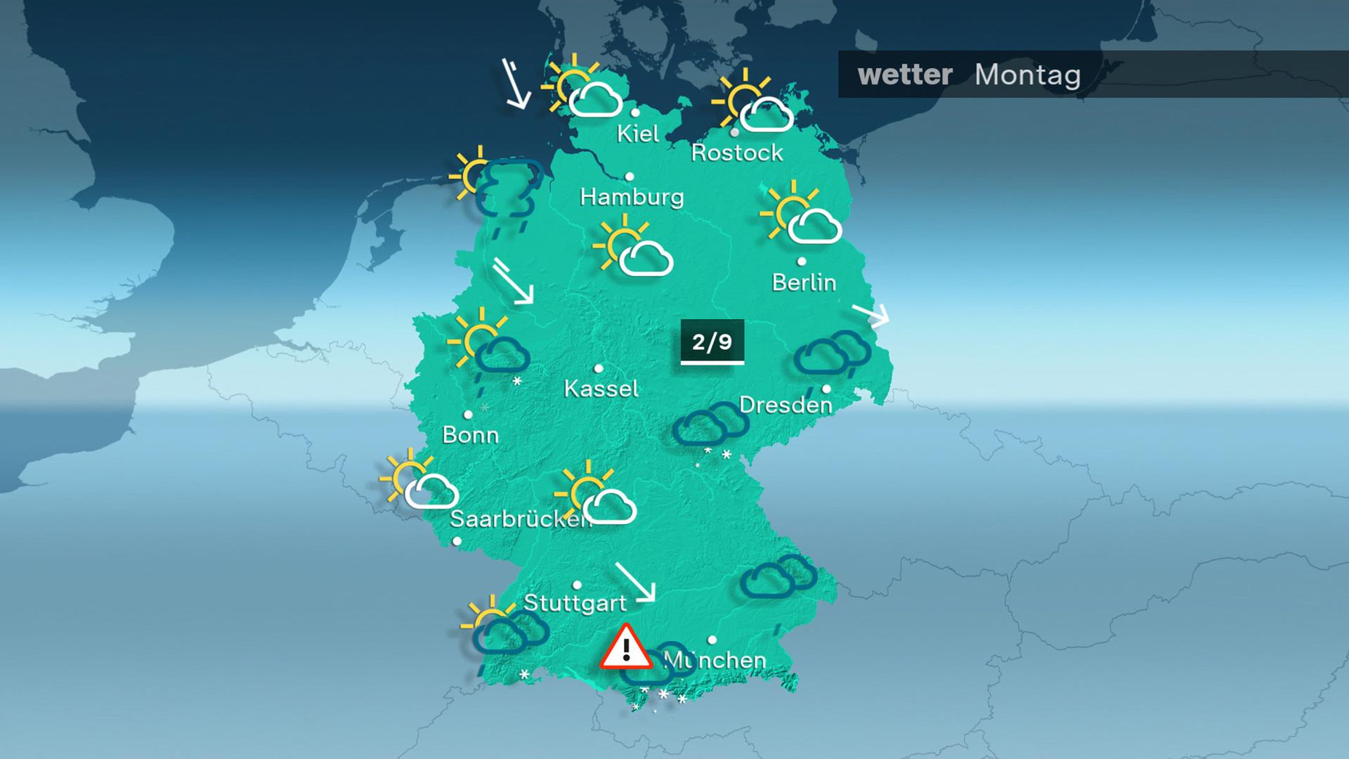 Wetterkarte 17.11.2025
