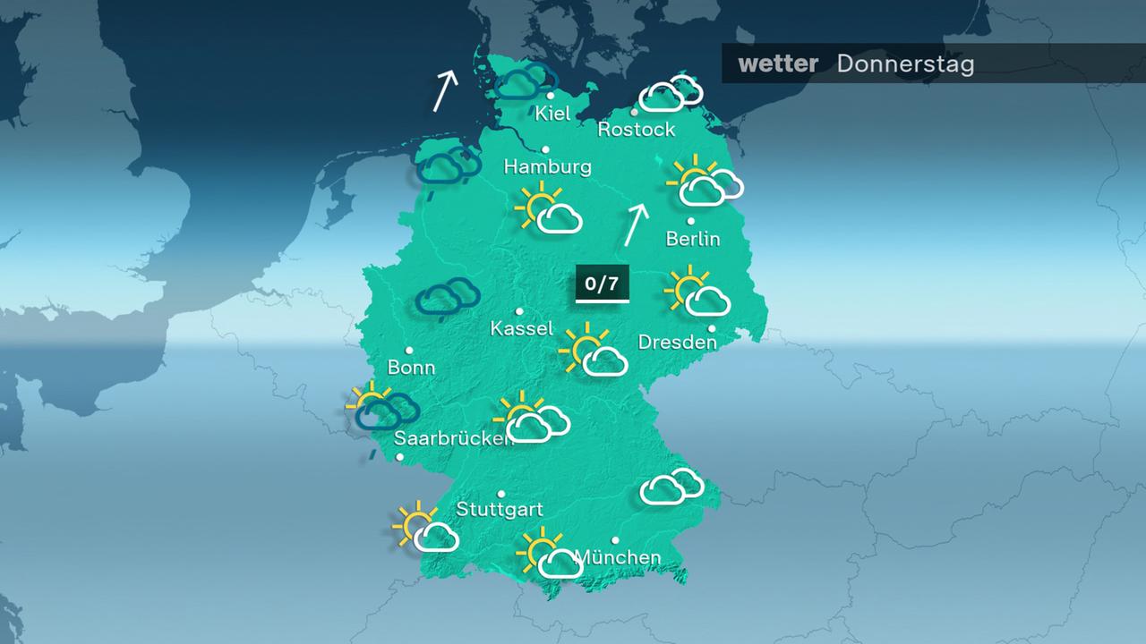 Das Wetter am Donnerstag 27.11.2025