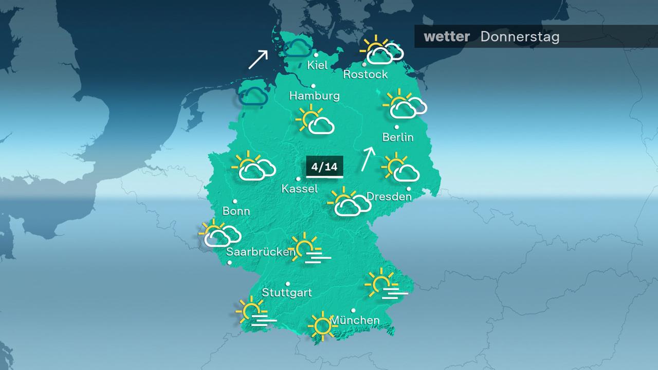Das Wetter am Donnerstag 18.12.2025