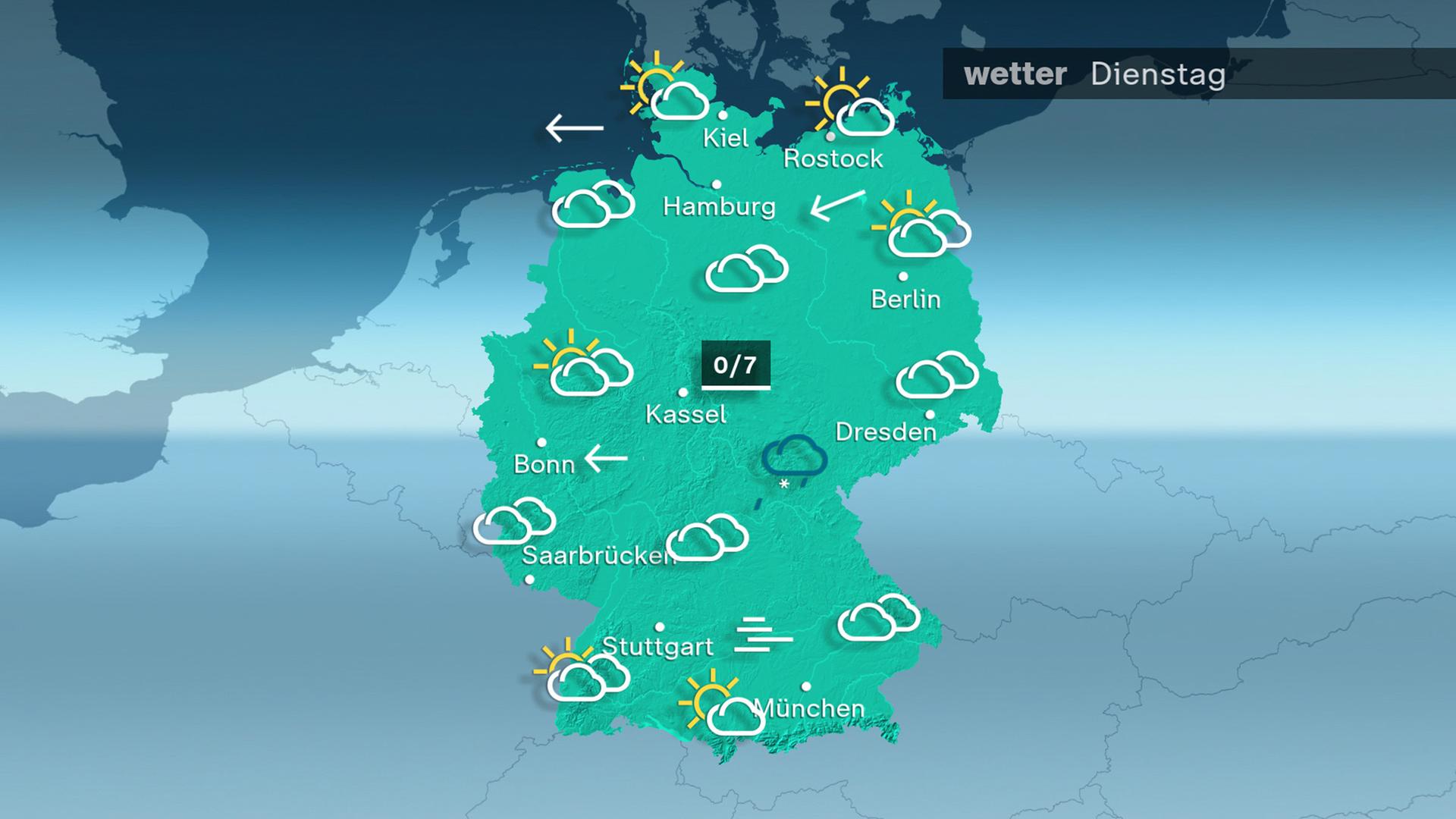 ZDFheute Wetter - Dienstag - 23.12.2025 
