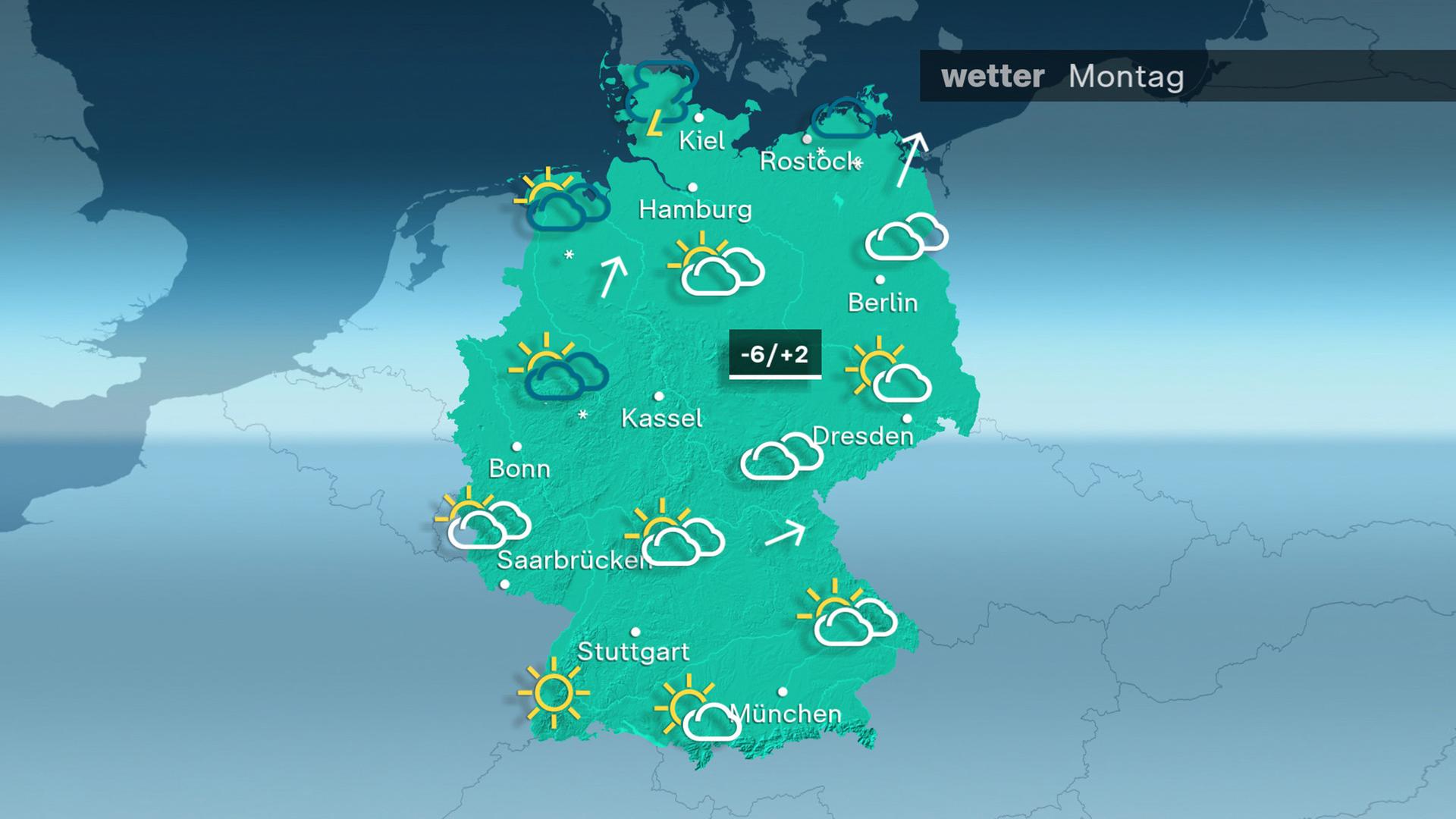 Wetterkarte 05.01.2026