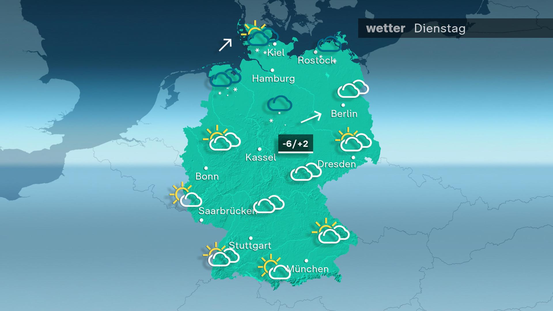 ZDFheute Wetter - Dienstag - 06.01.2026
