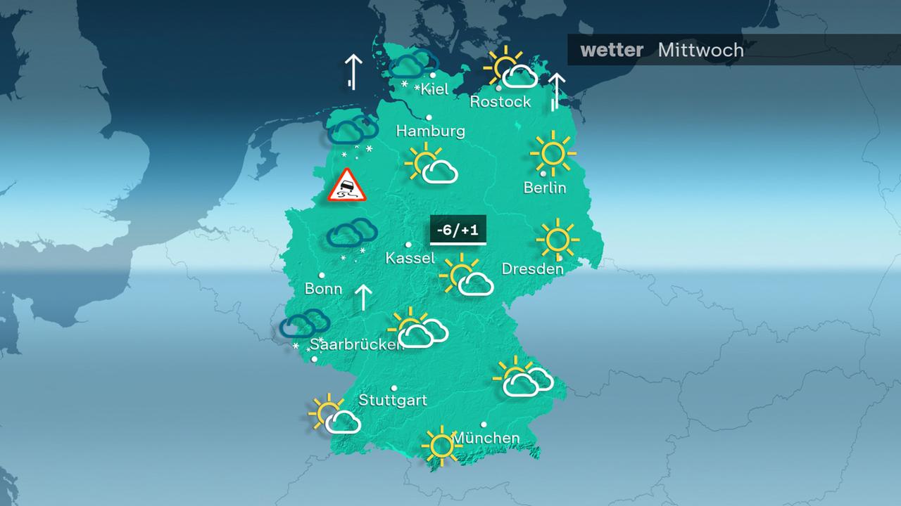 ZDFheute Wetter - Mittwoch 07.01.2026