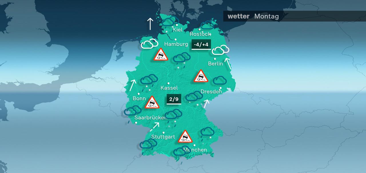 ZDFheuteWetter - Montag 12.01.2026