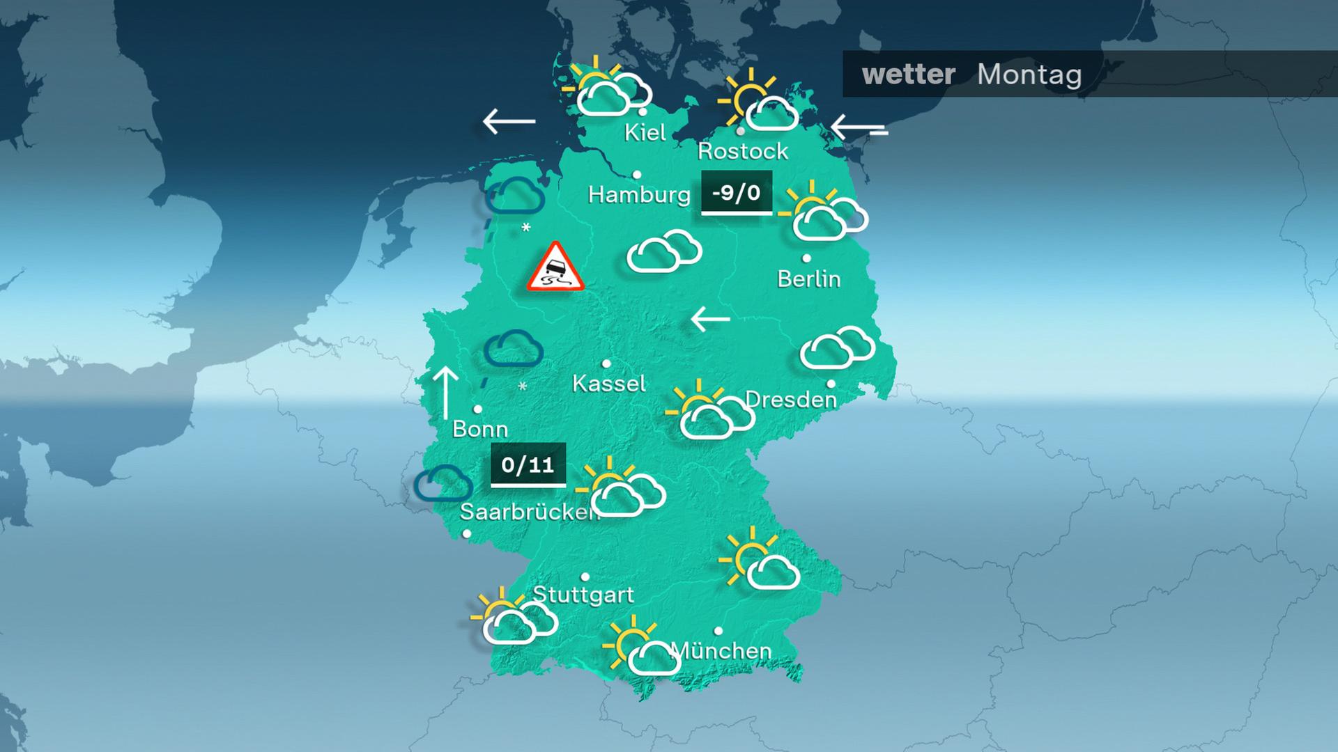 ZDFheute Wetter - Montag - 02.02.2026