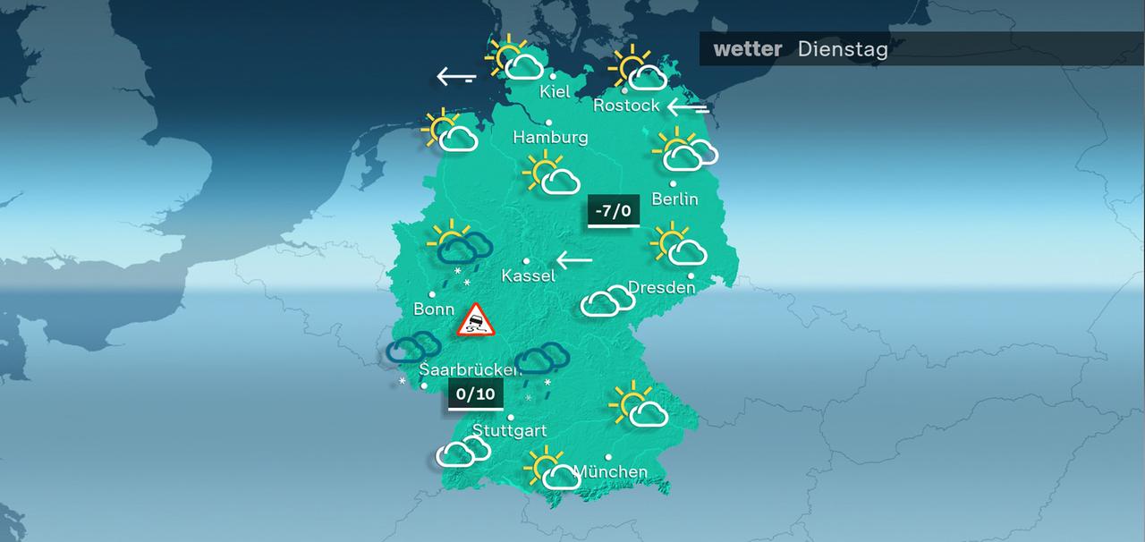 ZDFheute Wetter - Dienstag - 03.02.2026