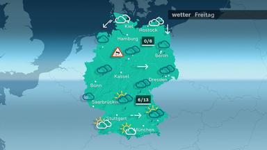 Das Wetter am Freitag 13.02.2026