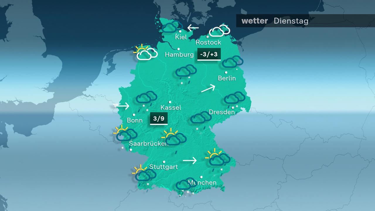 ZDFheute Wetter-  Dienstag 17.02.2026