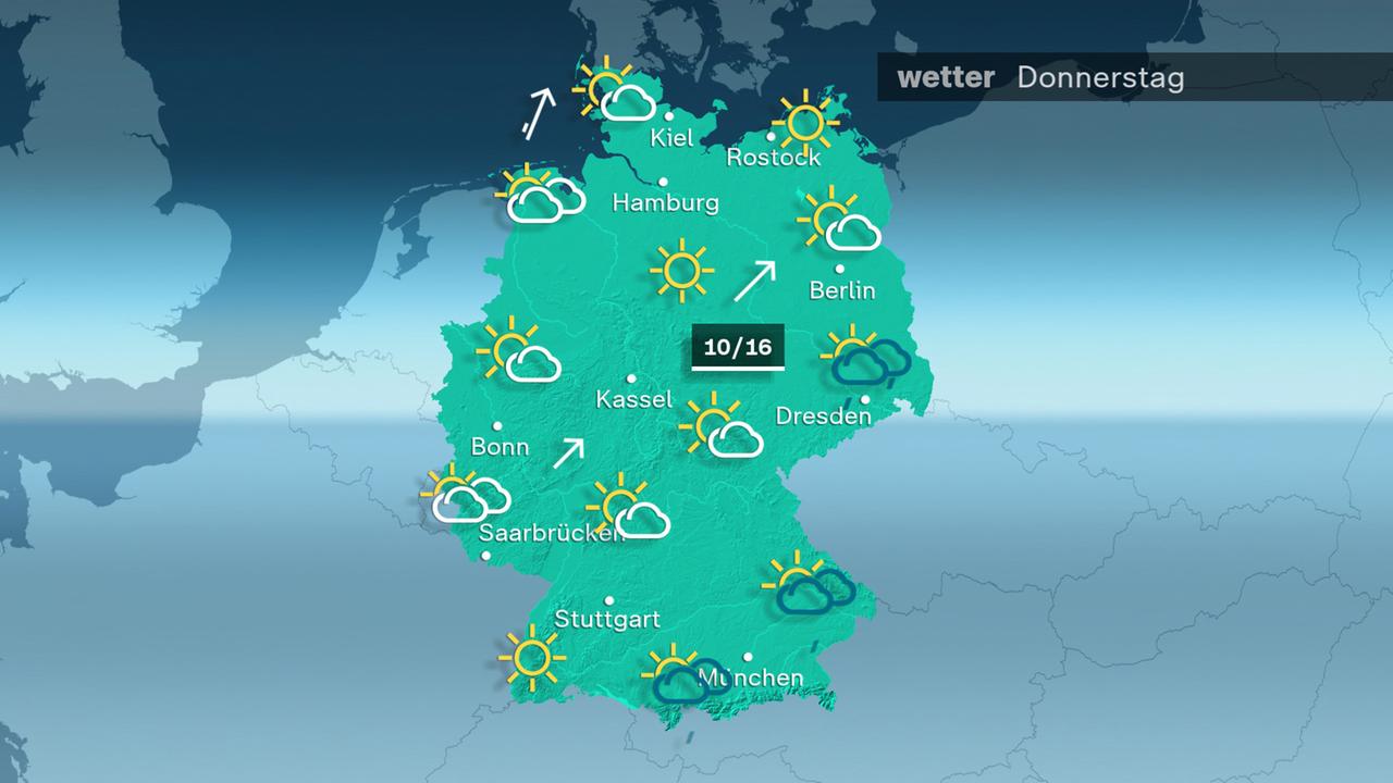 Das Wetter am Donnerstag 12.03.2026