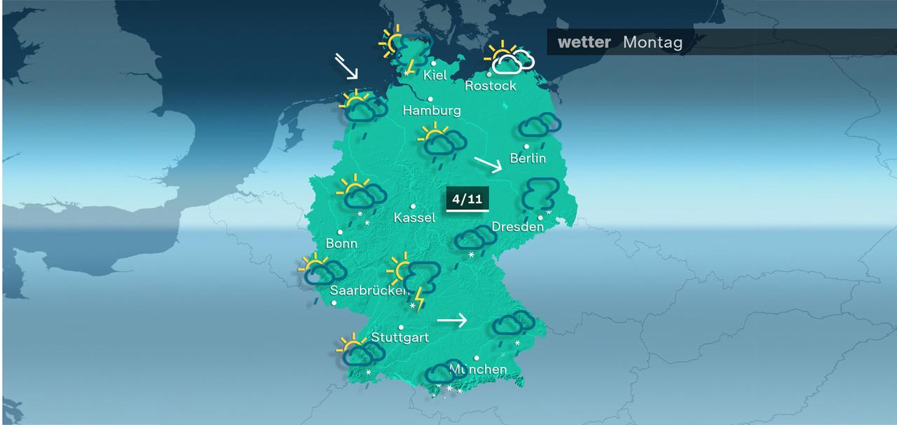 ZDFheute Wetter Montag 30.03.2026