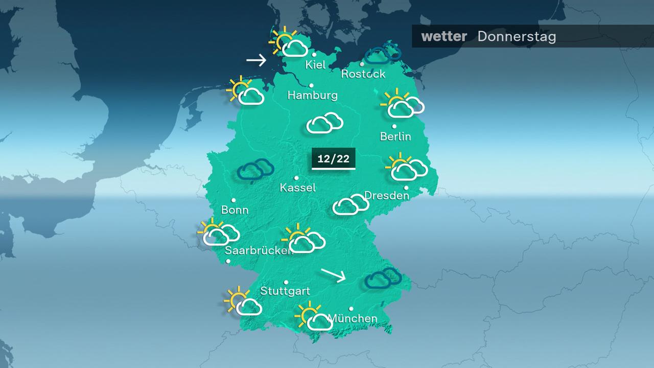 Das Wetter am Donnerstag 16.04.2026