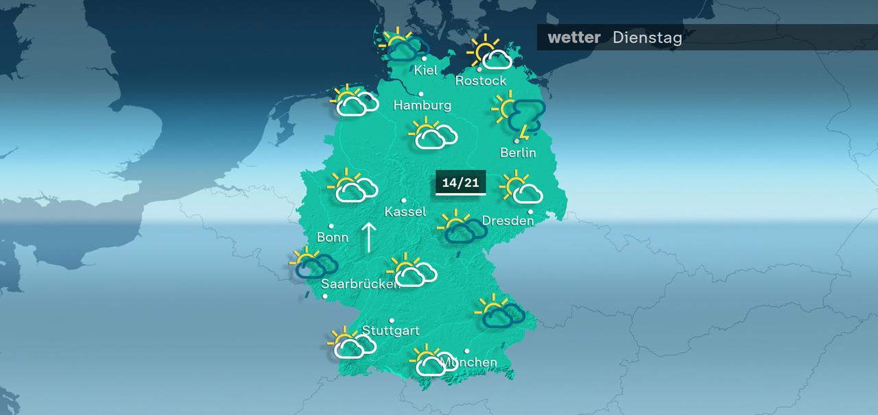 ZDFheute Wetter - Dienstag - 19.05.2026