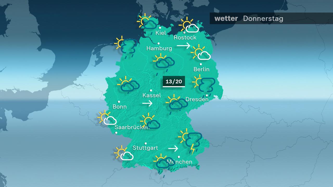 Das Wetter am Donnerstag 11.06.2026