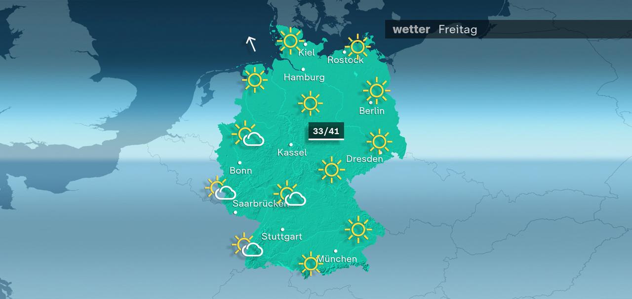 ZDFheute Wetter Freitag 26.06.2026