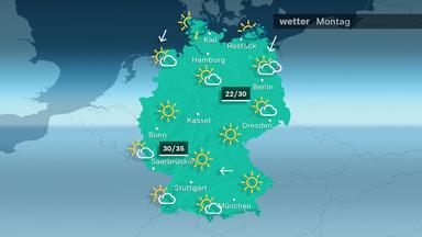 ZDFheute Wetter - Montag - 13.07.2026