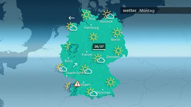 Das Wetter am Montag - 03.08.2026