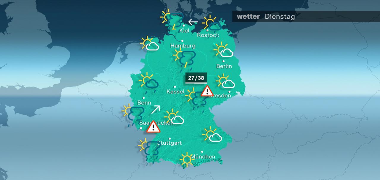ZDFheute Wetter - Donnerstag - 04.08.2026