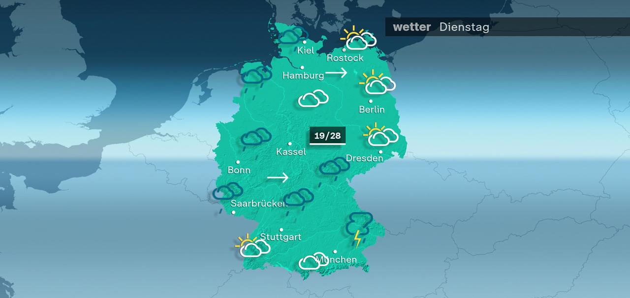 ZDFheute Wetter - Dienstag - 18.08.2026