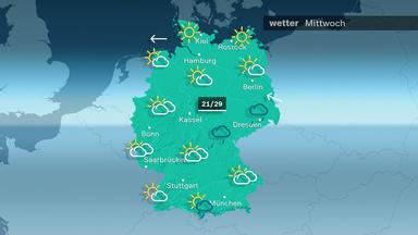 Das Wetter am Mittwoch 26.08.2026