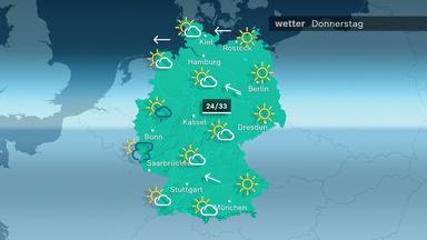Das Wetter am Donnerstag 27.08.2026