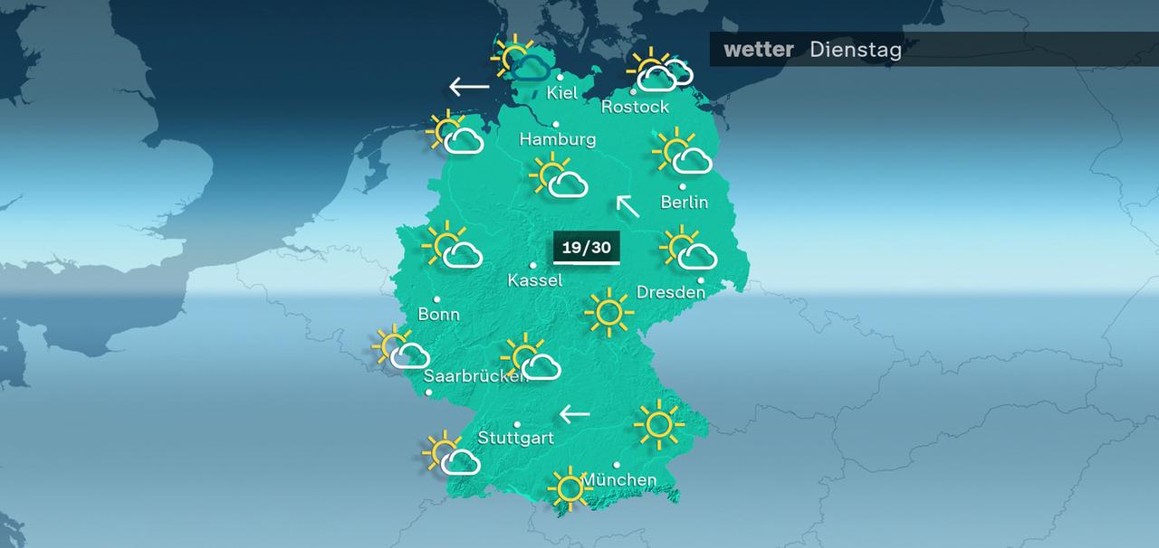 ZDFheute Wetter - Dienstag - 29.09.2026