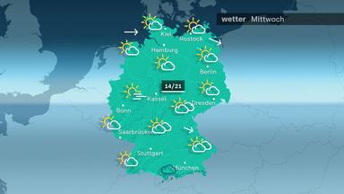 ZDFheute Wetter -  Mittwoch 14.10.2026