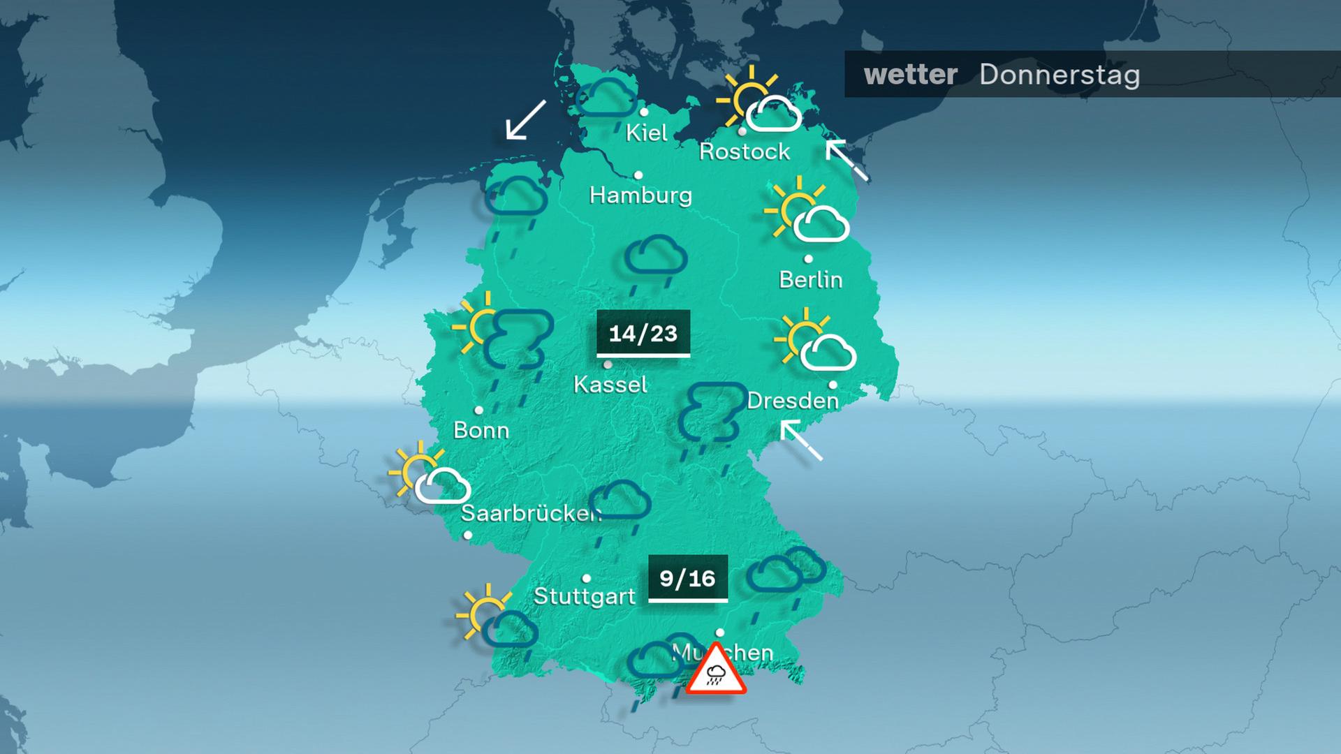 Wetterkarte: Vorhersage für den 11.05.2023