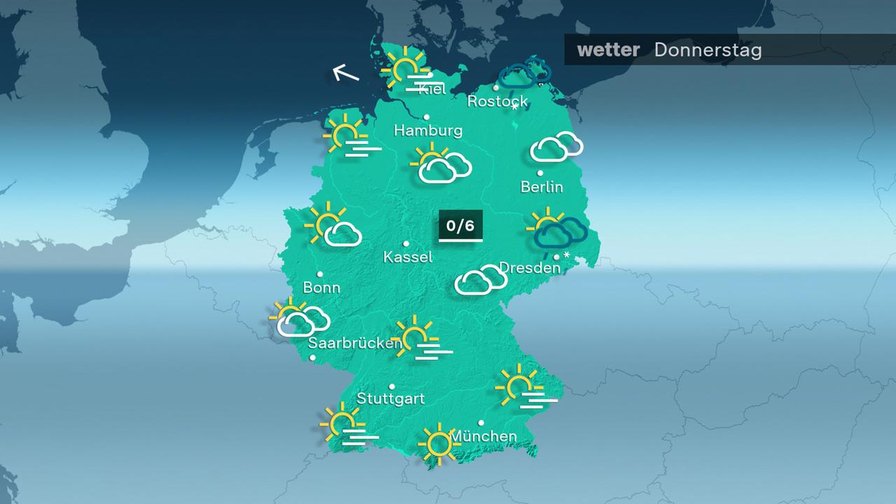 Das Wetter am Donnerstag 07.12.2023