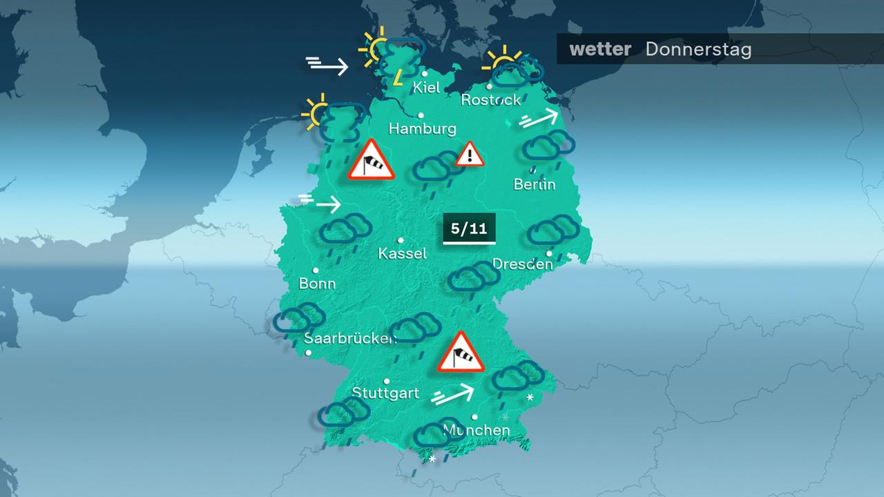 Das Wetter am Donnerstag 21.12.2023