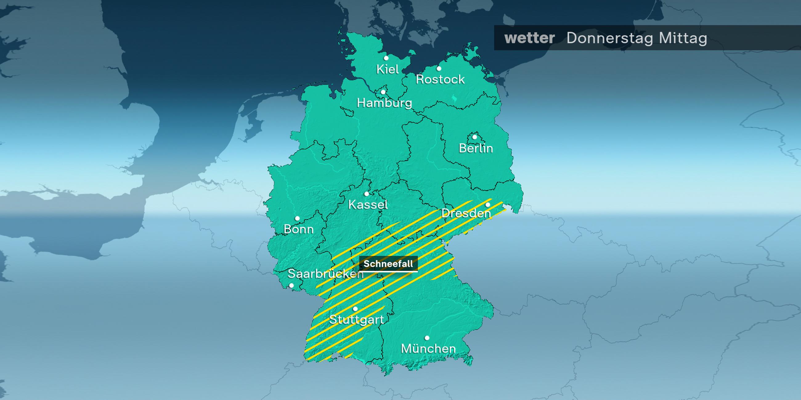 Wetterkarte: Vorhersage für den 18.01.2024
