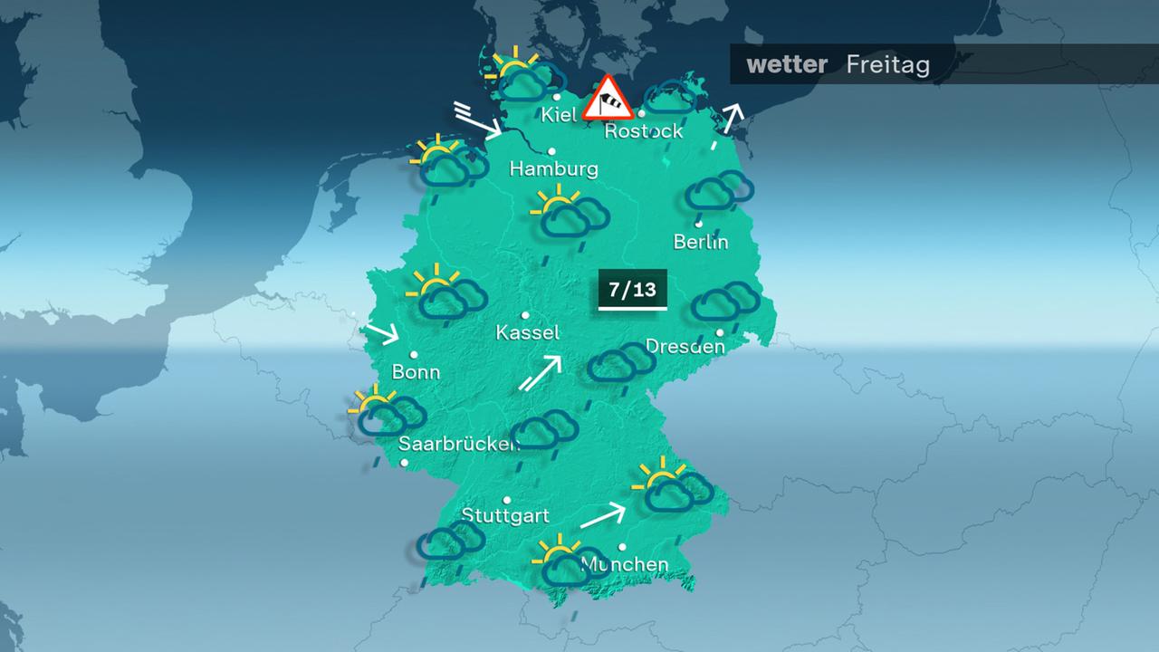 Das Wetter am Freitag 26.01.2024
