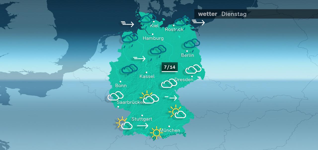 Wetterkarte: Vorhersage für den 06.02.2024