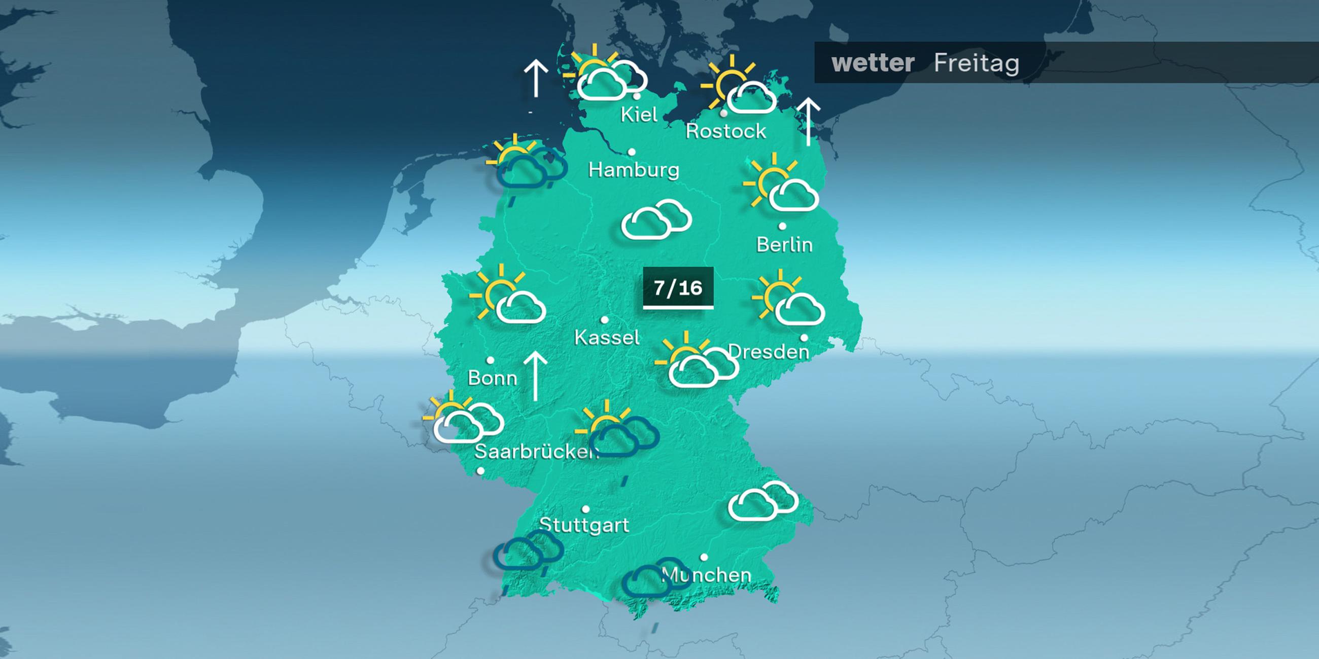 Wetterkarte: Vorhersage für den 01.03.2024