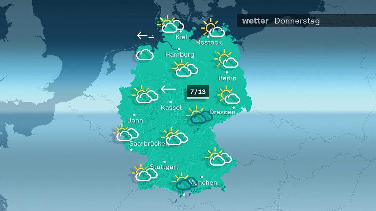 Das Wetter am Donnerstag 07.03.2024