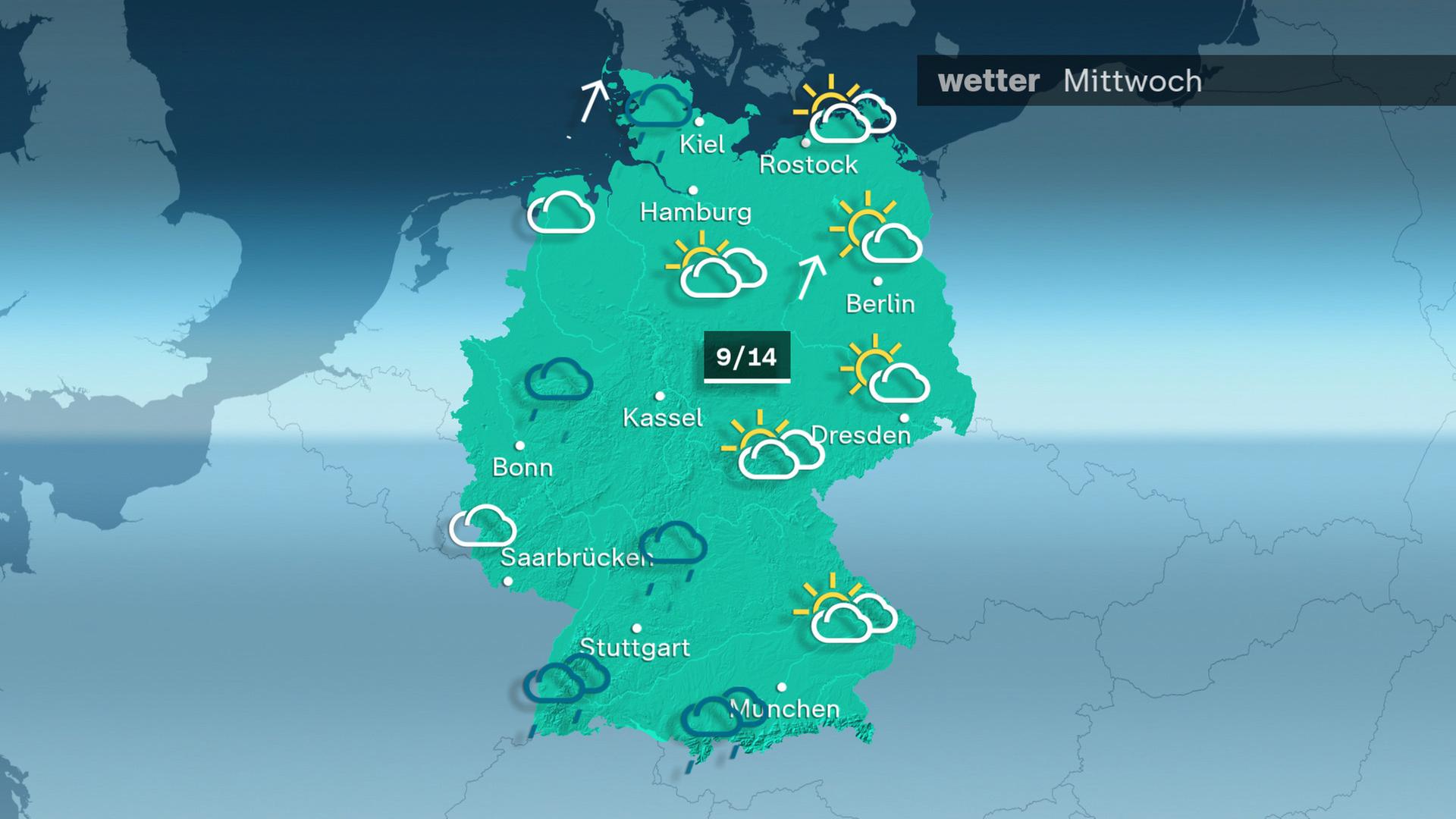 Das Wetter am Donnerstag 13.03.2024