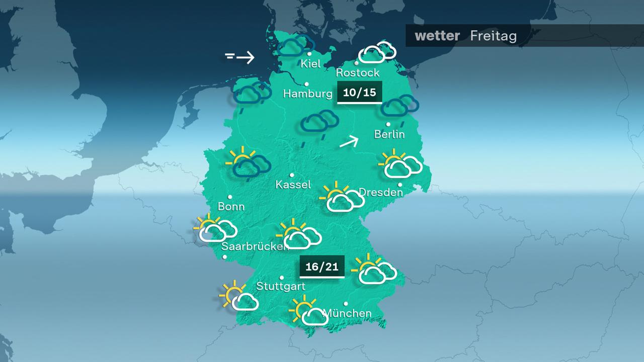 Das Wetter am Freitag 22.03.2024