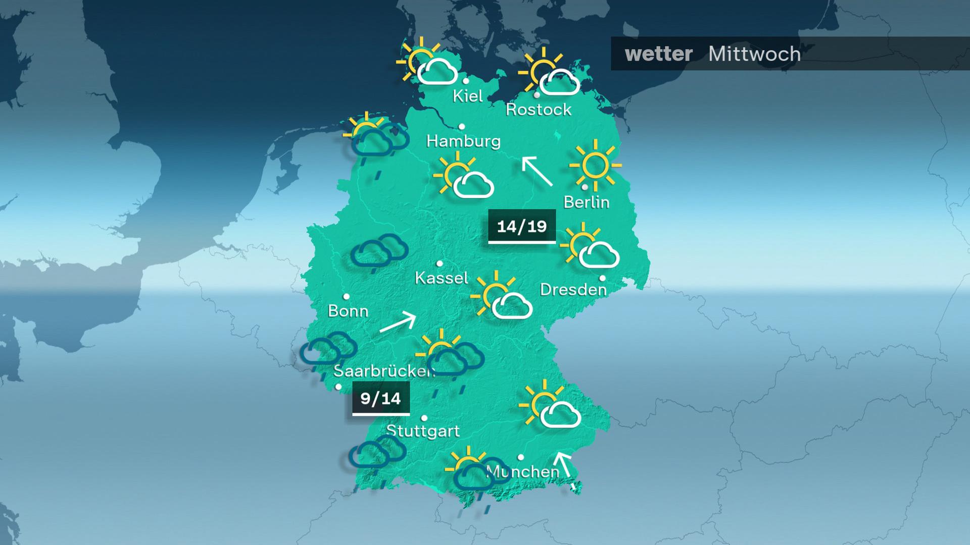 Das Wetter am Donnerstag 27.03.2024