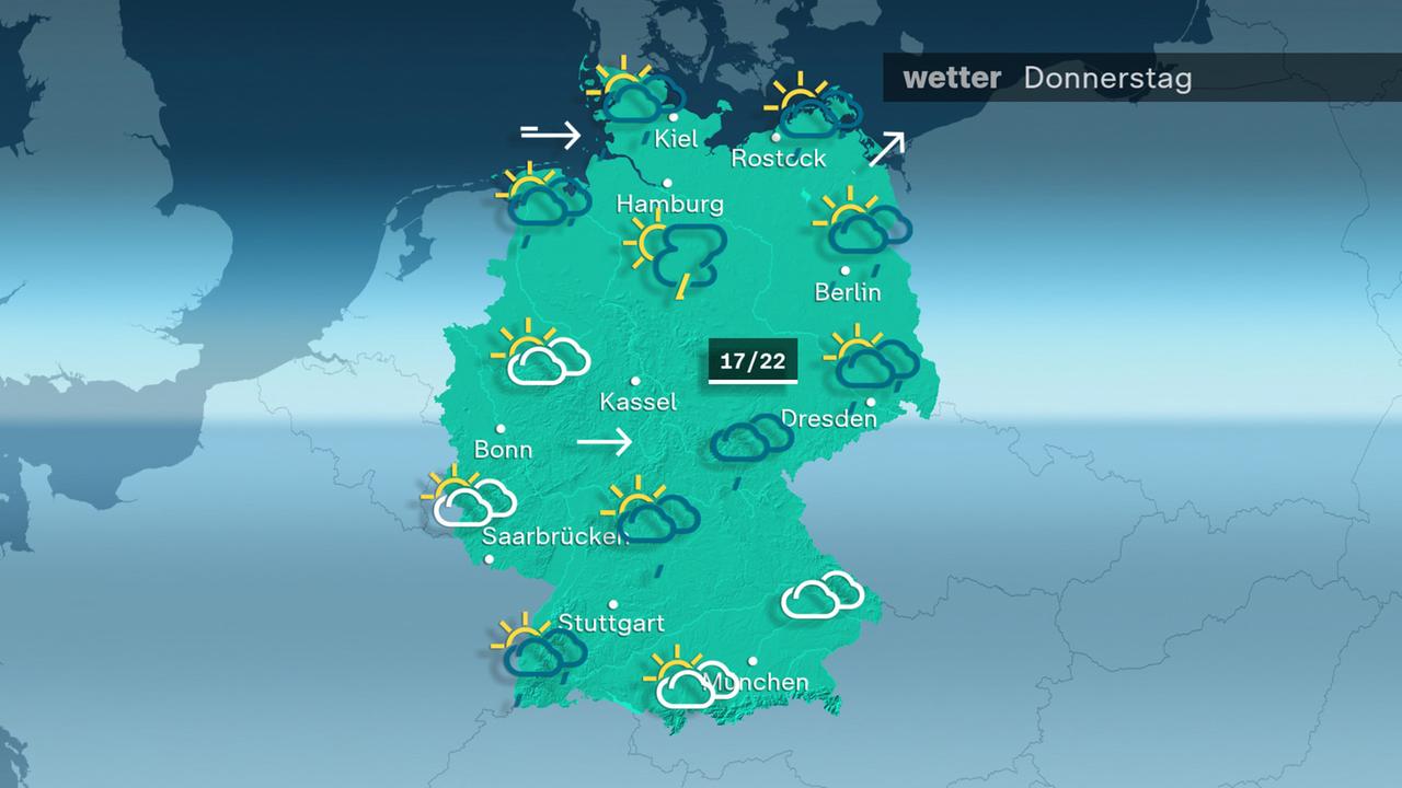 Das Wetter am Donnerstag 04.07.2024