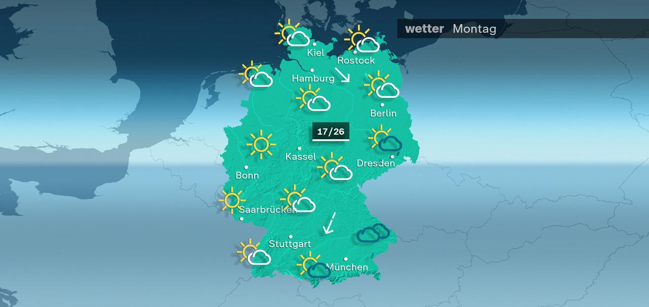 Wetterkarte: Vorhersage für den 19.08.2024