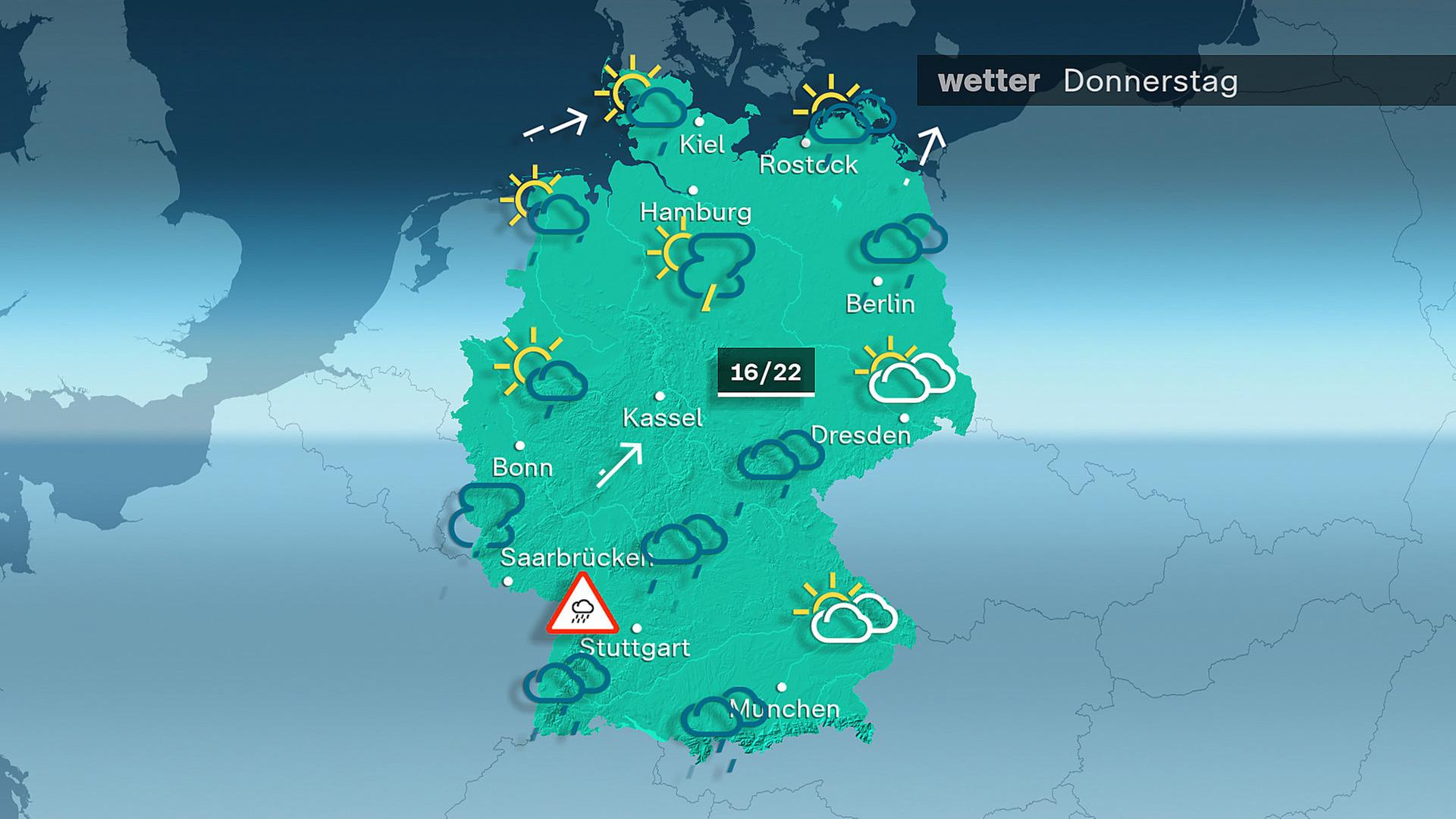 Das Wetter am Donnerstag 26.09.2024