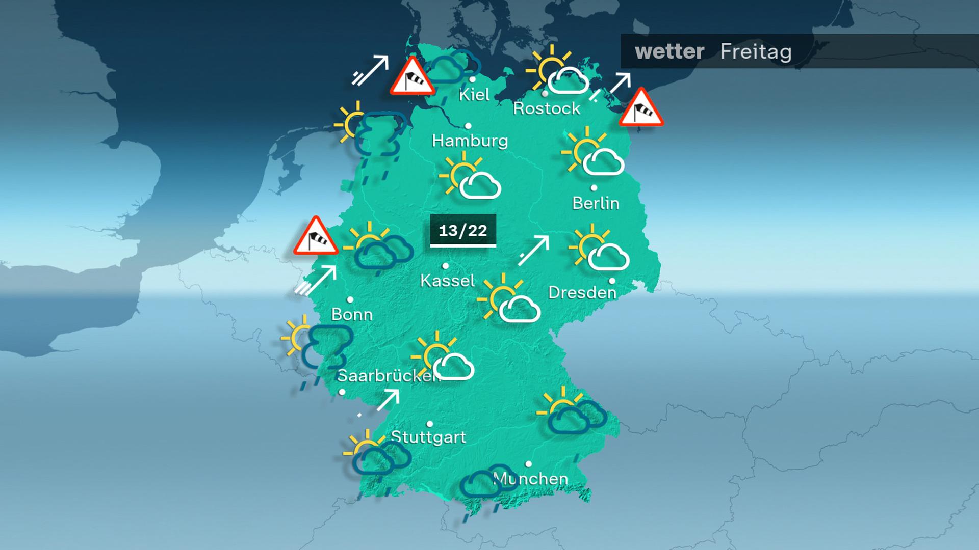 Wetterkarte: Vorhersage für den 27.09.2024