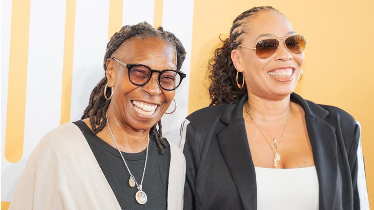 Whoopi Goldberg mit Tochter Alex Martin in New York.